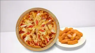 Pizza Tự Chọn + Bánh Gạo Lắc Phô Mai (15 viên) - 119.000 ₫ tại Delica - Mỳ Ý Và Pizza - Phan Văn Trị
