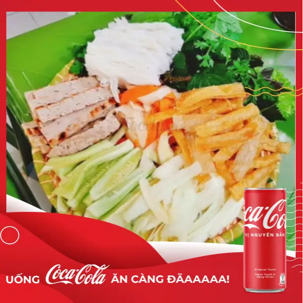 Hình ảnh 3 nem nướng + 2 Coca