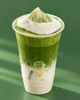 Hình ảnh Matcha latte kem muối