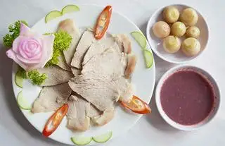 cơm thịt luộc cà pháo  - 55.000 ₫ tại Cơm Văn Phòng Thống Nhất - Thống Nhất