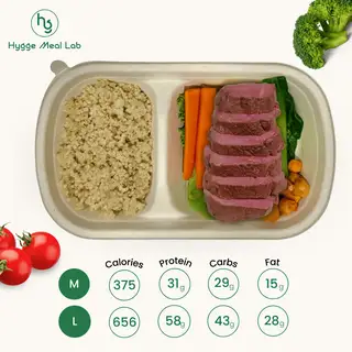 Hình ảnh Quinoa Bò sous vide | Quinoa sous vide Beef