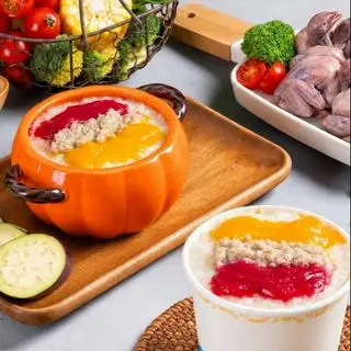 Hình ảnh Cháo chim câu táo đỏ