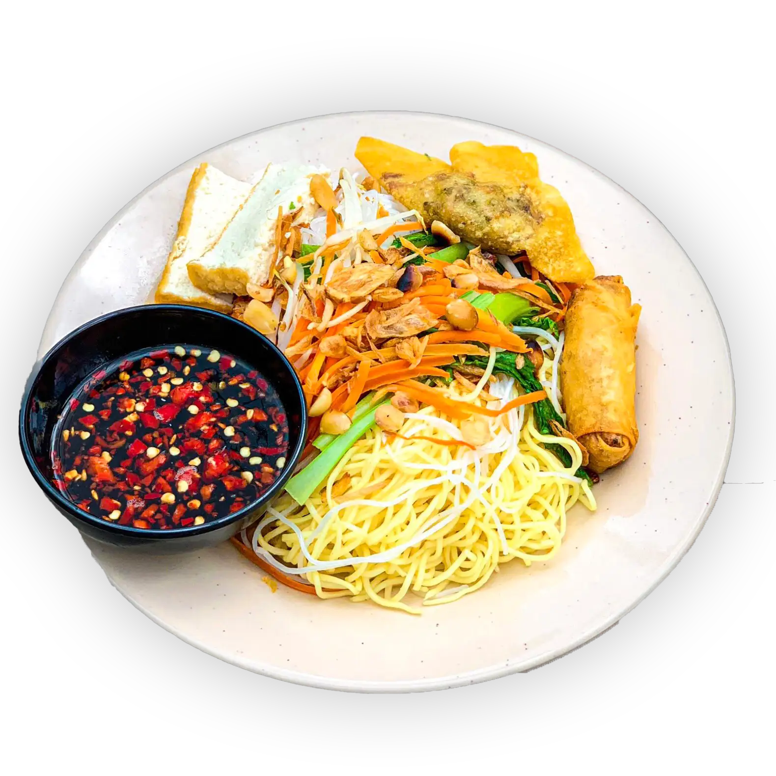 Bún xào chay - 37.000 ₫ tại Tiệm Chay Nhà Mình - Hoàng Văn Thụ