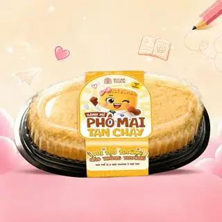 Bánh mì phô mai tan chảy - 120.000 ₫ tại Sugar Town - Bánh Ngọt & Trà - Khánh Hội