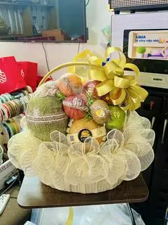 GIỎ TRÁI CÂY CAO CẤP - Nho xanh Úc - 1.155.000 ₫ tại Trái Cây Nhập Khẩu Nguyên Fruit - Chung Cư Miếu Nổi