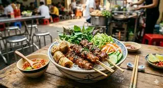 Bún thịt nướng - 70.000 ₫ tại Bún Nhà Bối - Bún Thái & Bún Thịt Nướng - Nguyễn Cảnh Chân