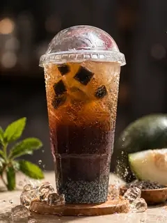 Ly 1 lit 3 - Sâm bí đao hột é sương sáo - 35.000 ₫ tại Nhà Màu Hồng - Nước Mía, Trà Tắc & Soda Bào - Đường Số 8