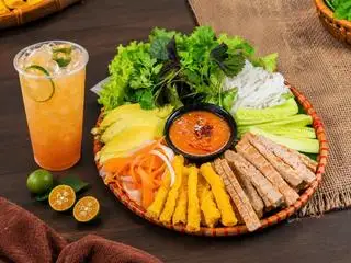 Hình ảnh Combo nem nướng Nha Trang - trà tắc