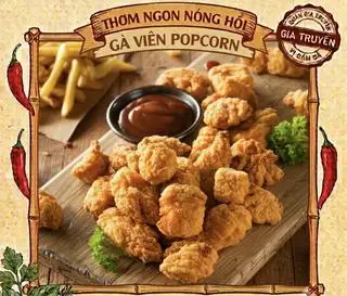 Hình ảnh Gà Viên popcorn