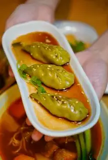 Gyoza bách diệp sốt dầu hào chay - 3 viên - 49.000 ₫ tại  Bảo Lam - Mì Chay Vị Hoa - Nguyễn Đình Chiểu