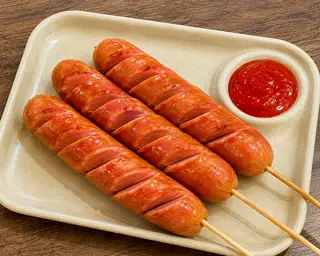 Hình ảnh xúc xích chiên