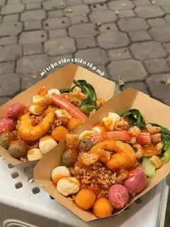 Hình ảnh Mì Trộn Viên Chiên Tóp Mỡ