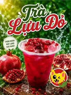 Hình ảnh Trà Lựu Đỏ