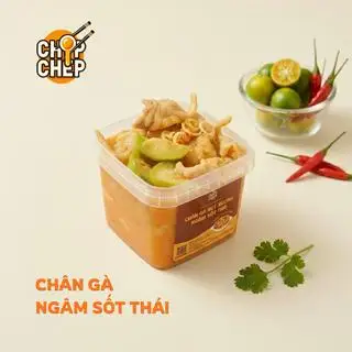Chân gà Ngâm Sốt Thái - Hương vị Chiang Mai (400g)  - 70.000 ₫ tại Chóp Chép - Bánh Tráng Trộn Tóp Mỡ Lòng Đào - Lê Lai
