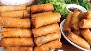 Chả Giò Chay  - 20.000 ₫ tại Mỳ Quảng Chay, Bún Huế & Hủ Tiếu Chay Phương Linh - Bàu Cát