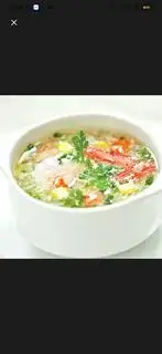 Hình ảnh Súp gà nấm kim châm thanh cua đặc biệt