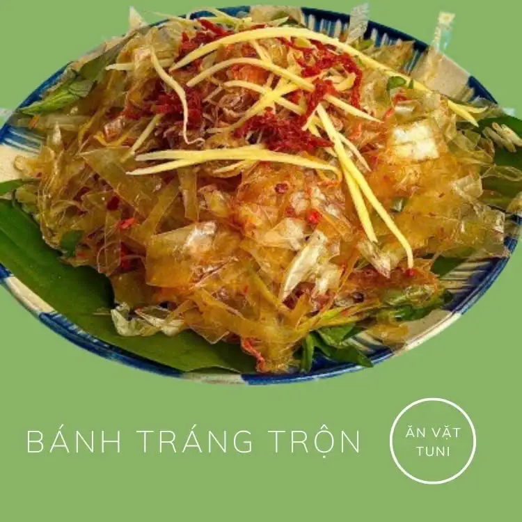 Bánh Tráng Trộn  - 29.000 ₫ tại Chân Gà Sốt Thái & Bánh Tráng Lụi Leo - Lê Văn Thọ