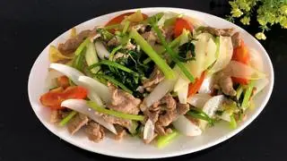 Hình ảnh Bò xào củ hành