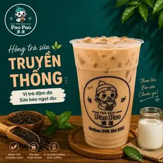 Hình ảnh Hồng trà sữa truyền thống size L