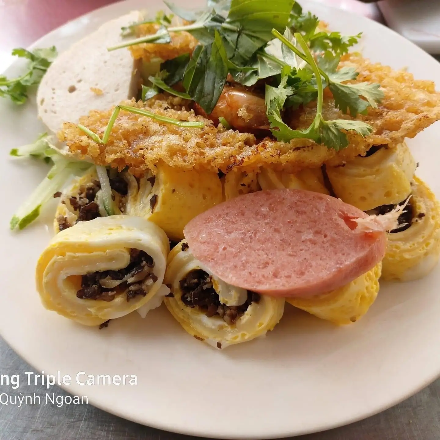 Bánh cuốn trứng có nhân - 45.000 ₫ tại Bánh Cuốn Hà Nội - Sơn Kỳ