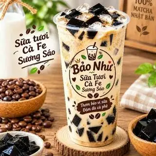 Hình ảnh Sữa tươi Cafê Sương sáo