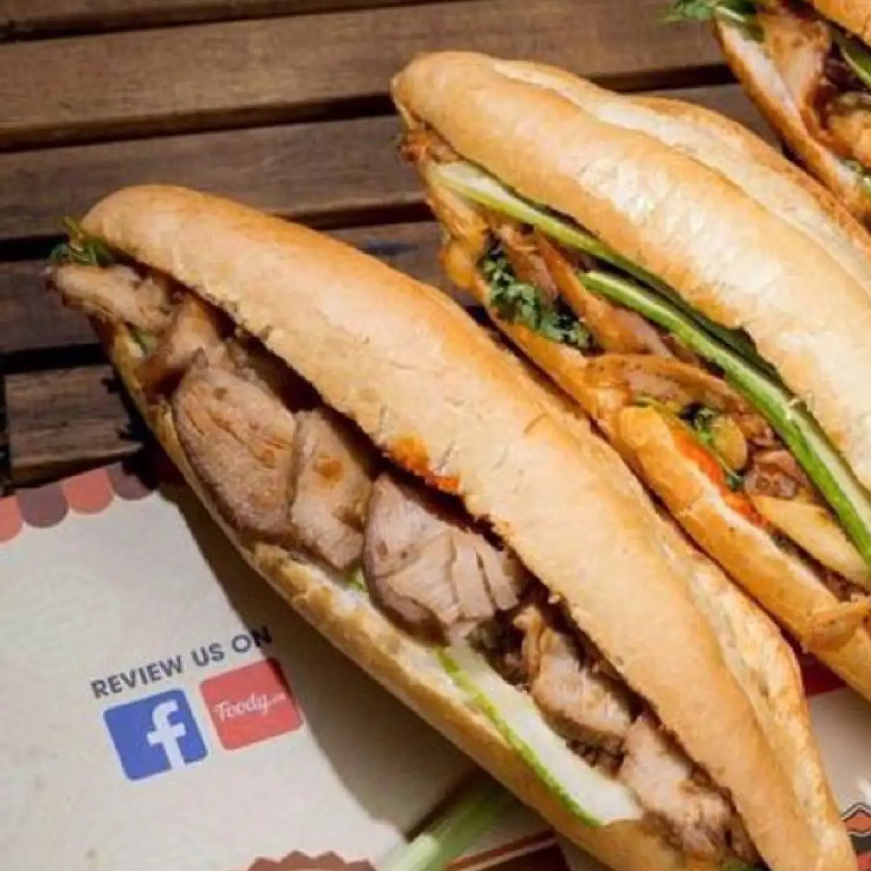 Hình ảnh bánh mỳ doner kebab ( dài )
