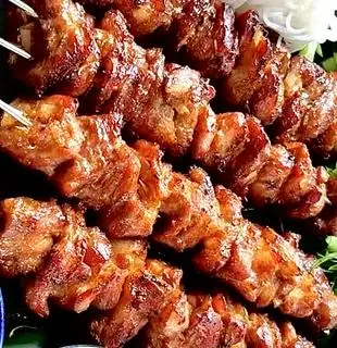 Hình ảnh Cơm Thịt Xiên Nướng