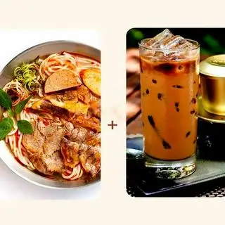 Bún bò huế nạm gân - trà bí đao hạt chia - 61.000 ₫ tại Bún Bò Ngon - Bình Lợi