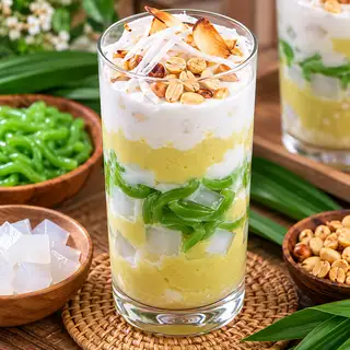 Hình ảnh Chè đậu xanh đánh mát lạnh