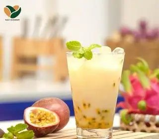 Hình ảnh sữa chua lắc chanh leo