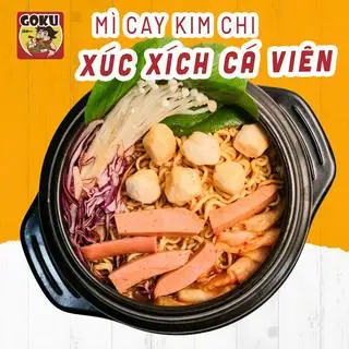 Mì kim chi xúc xích cá viên - 58.000 ₫ tại GOKU Mì Cay - Cơm Bento - Nguyễn Công Hoan