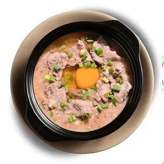 Cháo trứng thịt bò - 105.000 ₫ tại Cháo Sườn Chú Chen - Nguyễn Trãi