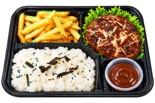 Hình ảnh Bento Burger Bò