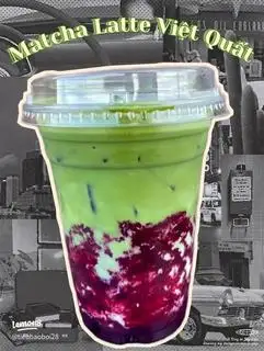 Hình ảnh Matcha latte Việt Quất (L)