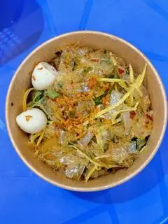 Hình ảnh Bánh tráng trộn mỡ hành bơ