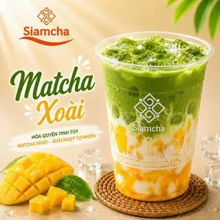Matcha xoài - 52.000 ₫ tại Siamcha Phú Nhuận - Trà Sữa Thái Chuẩn Vị - Đặng Văn Ngữ