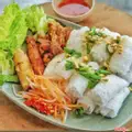 Bánh Hỏi Gồm Thịt Nướng - Nem Nướng - Chả Giò (Phần Đặc Biệt) - 35.000 ₫ tại Bún Chả Cá Nha Trang Hai Lúa