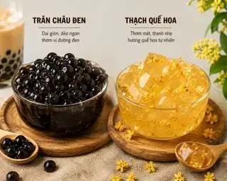 trân châu thêm  - 15.000 ₫ tại Trà Sữa, Trà Trái Cây & Ăn Vặt  - Lê Văn Lương