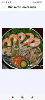 Hình ảnh bún nước lèo cà mau cà mau+ tô đũa muỗn 