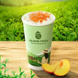 Trà Ô long Đào Sữa Tươi Thượng Hạng - 39.000 ₫ tại Ôlong Châu - Trà Sữa & Trà Trái Cây - Nguyễn Thị Minh Khai