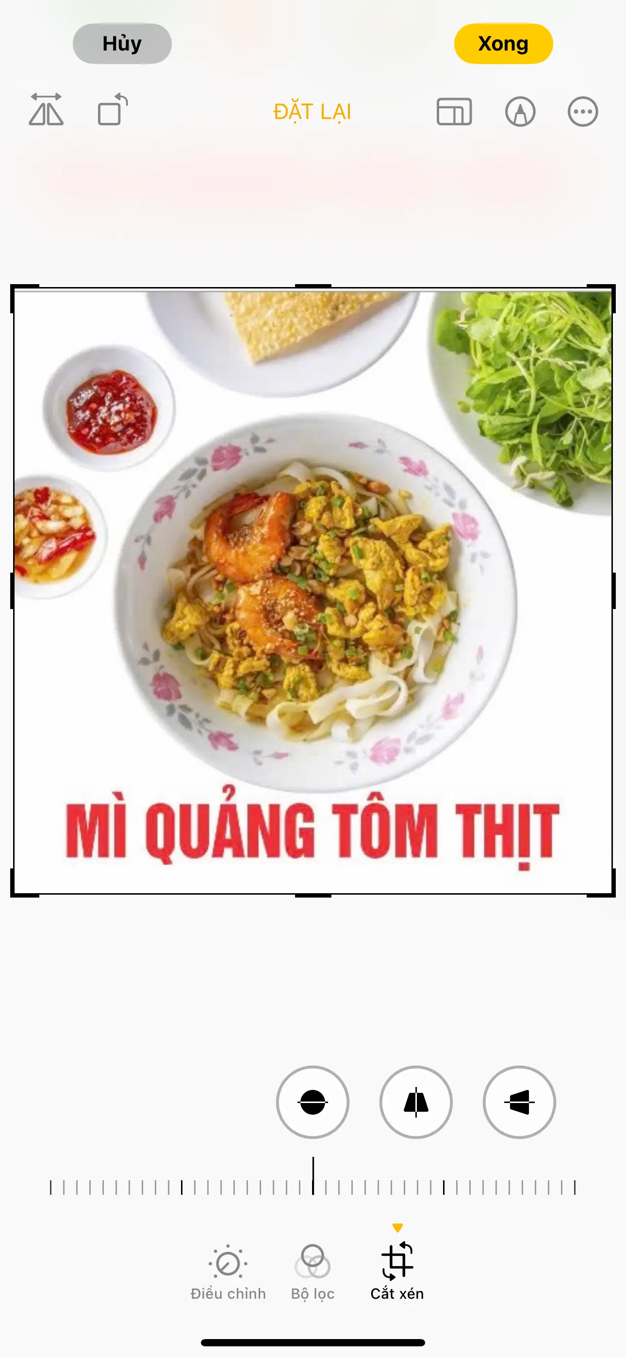 Mì Quảng tôm thịt - 55.000 ₫ tại Mì Quảng Tùng Mập - Lê Trọng Tấn