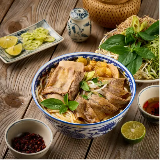 BÚN BÒ SƯỜN BÒ (SƯỜN BÒ + NẠM + GÂN) - 80.000 ₫ tại Bún Bò 1991 - Cống Quỳnh