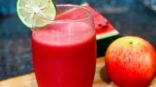 Hình ảnh Nước Ép Táo Dưa Hấu