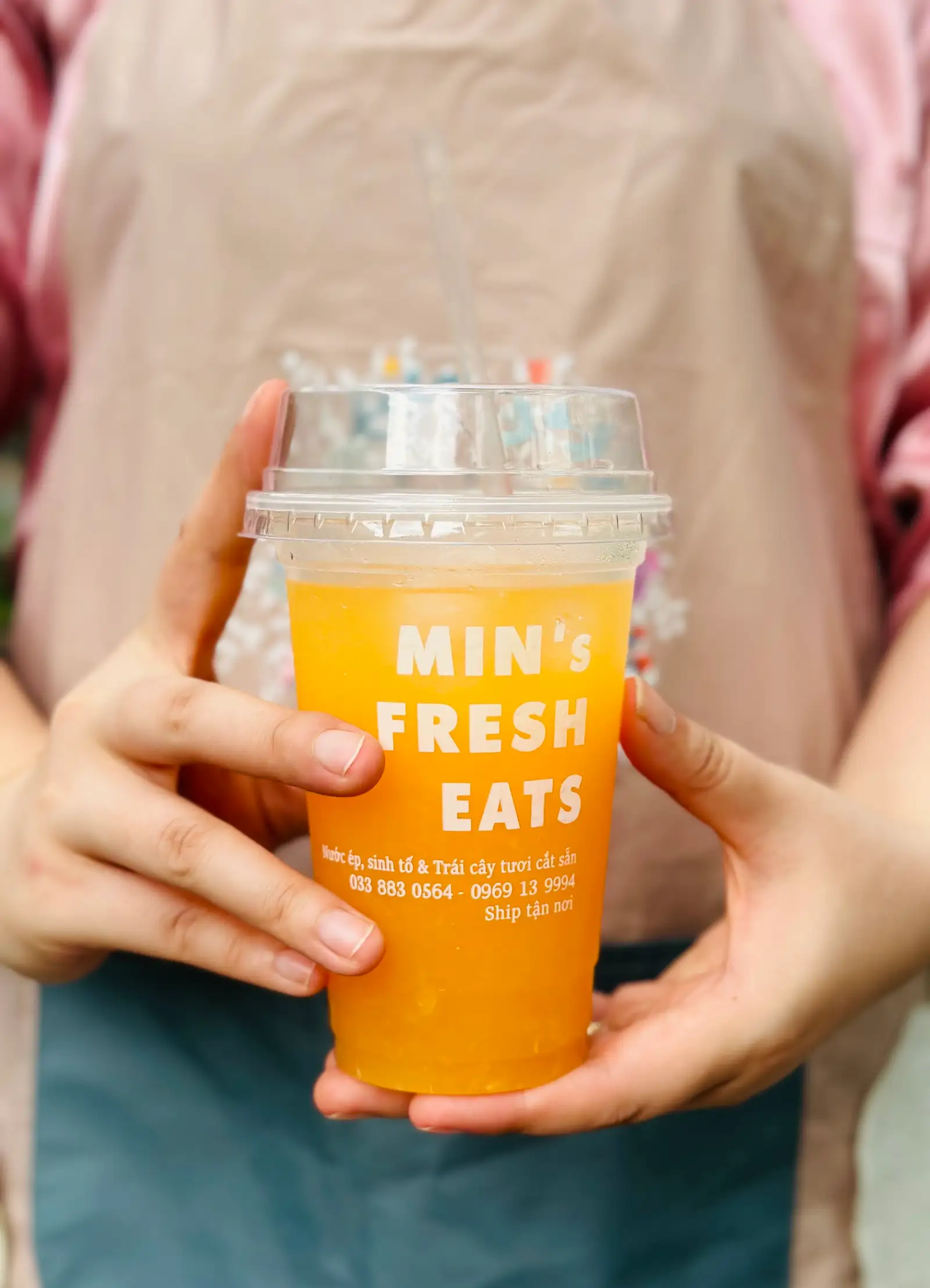 Nước ép cam - 28.000 ₫ tại Min's Fresh Eats - Nước Ép & Trái Cây Tươi Cắt Sẵn - Nguyễn Đăng Đạo
