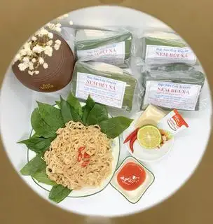Hình ảnh Combo 10 nắm nem bùi Bắc Ninh - kèm lá sung, lá đinh lăng cực ngon