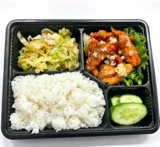 Hình ảnh Cơm gà sốt chua ngọt
