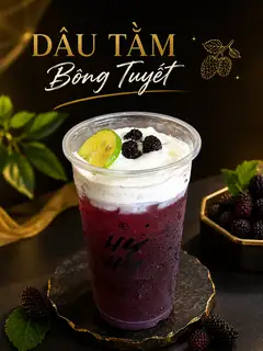 Hình ảnh Trà dâu tằm bông tuyết