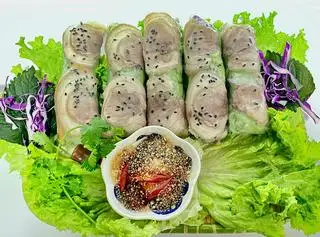 Hình ảnh sét 5 gỏi cuốn bắp giò heo 