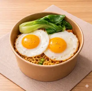 Mì Trộn Indomie X2 Trứng - 39.000 ₫ tại Ăn Vặt Bonu - Cá Viên Chiên & Mì Trộn - Dương Bá Trạc