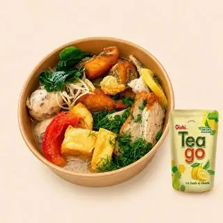 Hình ảnh ( Tặng Oishi Tea Go) Bún Cá Chan Nhỏ